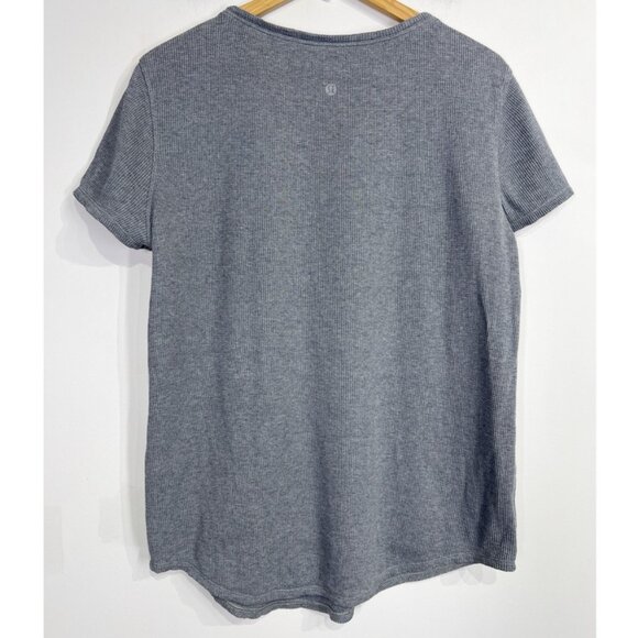 Lululemon Love Crew III *Waffle Heathered Core Medium Grey - Picture 2 of 6